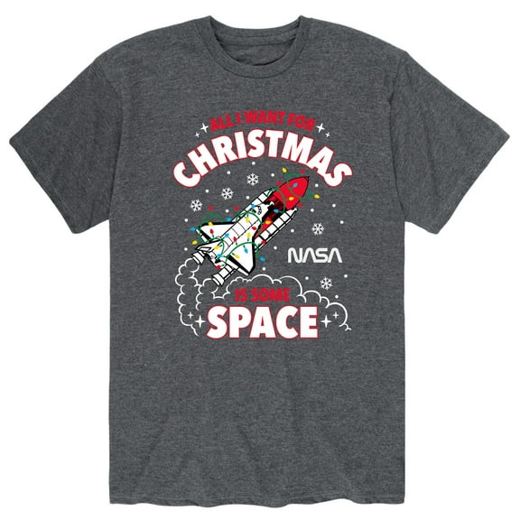 NASA - All I Want For Christmas - Men's Short Sleeve Graphic T-Shirt