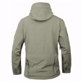 thumbnail image 6 of IYTR Men's Outdoor Jacket Windproof Fleece Winter Coats Thermal Soft Hiking Hooded Jackets with Pockets Army Green XXXL, 6 of 6