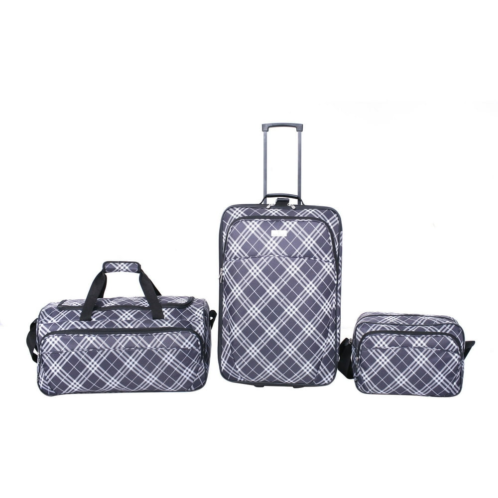 Protege 3Piece Plaid Luggage Set