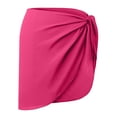 thumbnail image 3 of Swimsuit Coverups for Women Sarong Beach Bikini Wrap Sheer Short Skirt Scarf for Swimwear 2026 Hot Pink One Size, 3 of 4