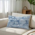 thumbnail image 6 of Blue Coastal Throw Pillow Cover 20 x 30 Inch Decorative Pillow Cover Nautical Coral Starfish Shell Octopus Sea Lumbar Pillowcase Seasonal Rectangle Cushion Case for Couch Sofa Bed Living Room, 6 of 9
