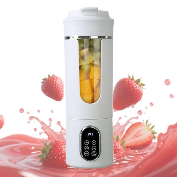 Portable Blender for Shakes and Smoothies,Personal Blender 16 OZ/470ml ML Juicer,Personal SmoothieBlender for Smoothies, Fresh Juices and Milkshakes,1500mAh USB Rechargeable with 12 Blades