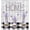 Purple, variant on Home Sweet Home Shower Curtain, Farmhouse Flower Blue Hydrangea Floral Bath Curtain 72 x 72 Inch, Country Buffalo Plaid Waterproof Polyester with Hooks