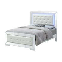 Glory Furniture Hollywood_Hills Queen Bed in White Color