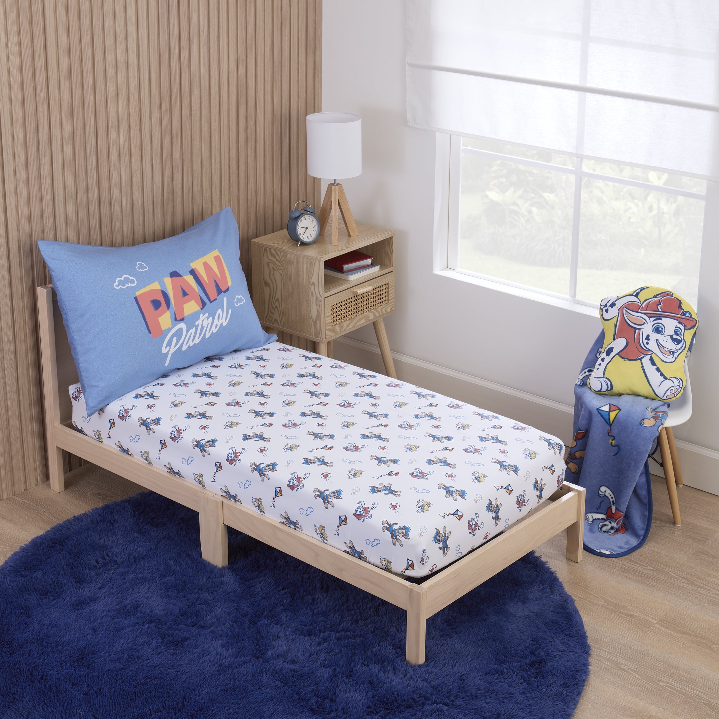 Paw Patrol 2-Piece Toddler Sheet Set, One Fitted Sheet, One Standard Pillowcase