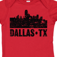 thumbnail image 4 of Inktastic Dallas Texas City Skyline with Grunge Boys or Girls Baby Bodysuit, 4 of 5