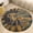 style-2, variant on Happy Cute Bees Washable Round Rug -Circle Area Rugs for Nursery Bedroom, Vintage Non Slip Non Shedding Low Pile Carpet for Living Room Coffee Table Entryway