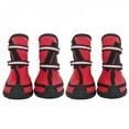 thumbnail image 1 of Chaussures de Pluie Imperméables pour Animaux de Compagnie pour Chiens de Taille Moyenne Multi Couleurs Bottes de Pluie pour Chiens en Option Rouge XL, 1 of 6