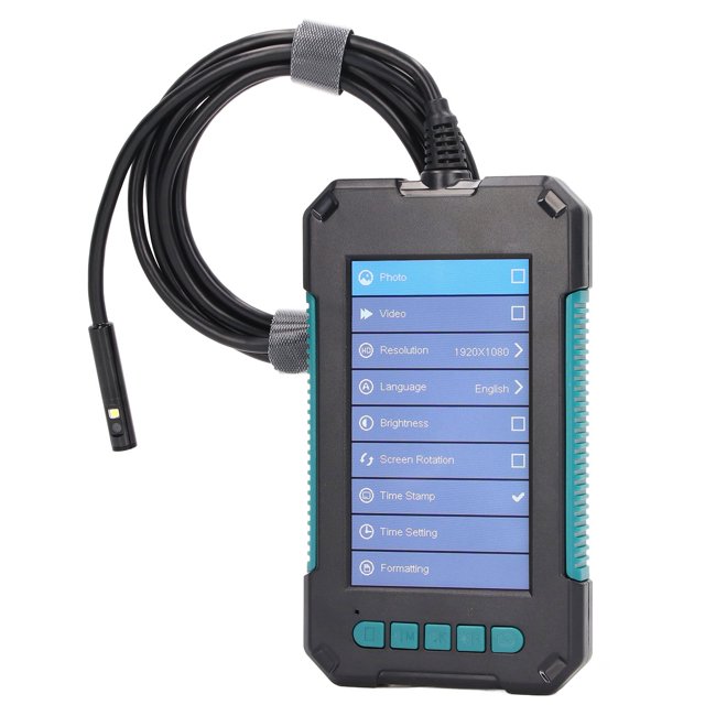 Cámara Industrial Endoscopio Digital A Color De Alta Resolución DC 5V 500mAh 4.3in Con Batería Recargable De 2600mAh Para Inspección En Interiores Y Exteriores ANGGREK Hardware