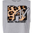 thumbnail image 3 of MTV - Leopard Print Logo - Juniors Cropped Tee, 3 of 5