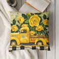 thumbnail image 3 of YINGXI AnyDesign Pillow Covers Summer Throw Pillow Case Cushion Case Buffalo Plaids Truck Decorative Pillow Case Cover for Home Sofa Couch 18x18in, 3 of 5