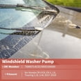 thumbnail image 2 of No.76806TLAC01/0602106680 Bomba de Limpiaparabris con Tapón para Honda CR-V EX EX-L LX Touring 1.5L 2.4L 2017-2020, 2 of 7