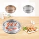 thumbnail image 1 of Juego de cesta y bandeja de freidora de acero inoxidable para horno - Bandeja antiadherente de 11,8 pulgadas para asar, hornear, alitas de pollo y patatas fritas, 1 of 5