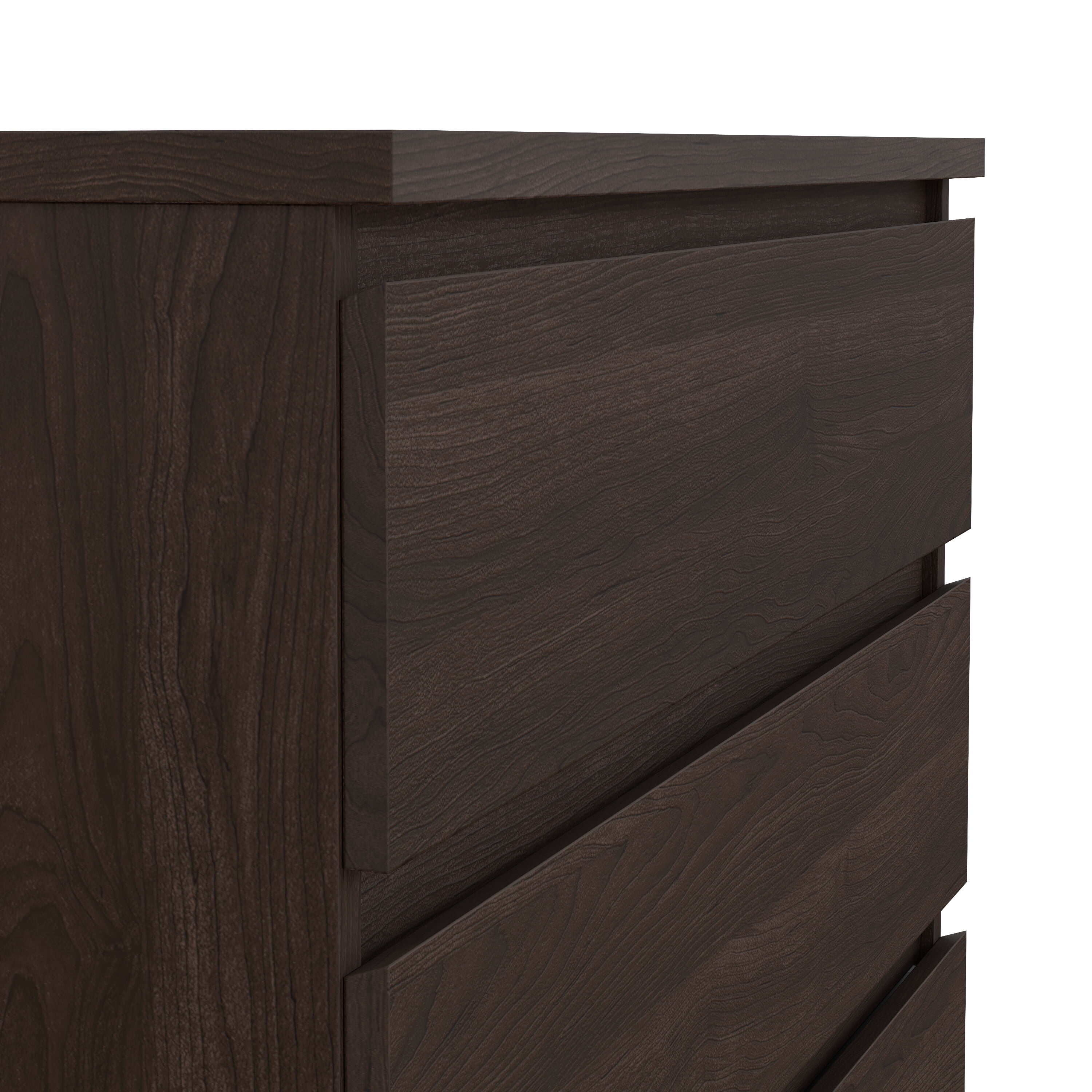 Tvilum Scottsdale 5 Drawer Chest Dresser for Adults, Coffee