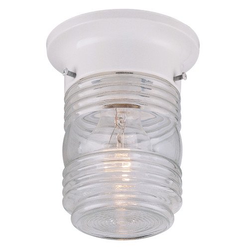 Hardware House White Ceiling Jelly Jar Light