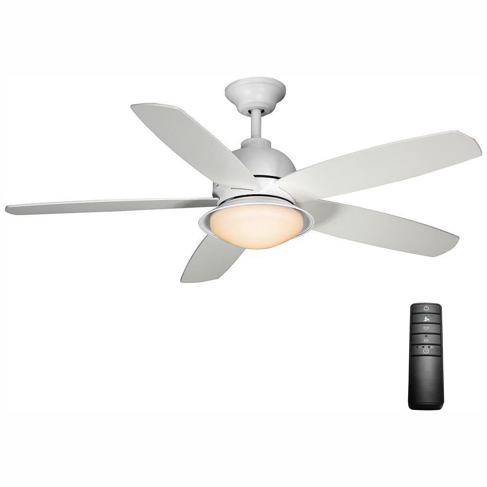Home Decorators Collection YG629A-MBK Indoor Ceiling Fan with Light Matte Black for sale online 