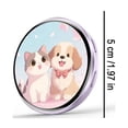 thumbnail image 3 of Circular Electronic Badge with 1.97-inch Display & Bluetooth 6.0, Upload Images, GIFs, and Video Clips from Phone, Personalizable Wearable Accessory for Daily Use, 3 of 8
