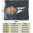 thumbnail image 4 of Jasons Actors Statham Blanket Throw Blankets Ultra Soft Flannel Lightweight Throws for Couch, Bed,All Seasons Use50"x40", 4 of 7