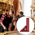 thumbnail image 2 of Professional Triangle Ruler Feature Anodized Surfaces Enhances Durability MultiAngle Measuring Ruler For Technical Draw, 2 of 9