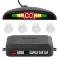 thumbnail image 1 of Zumbador Sensor Estacionamiento Zumbador Media LED 4 Detecciones Monitoreo Marcha Atrás Pantallas Detector Blanco, 1 of 9