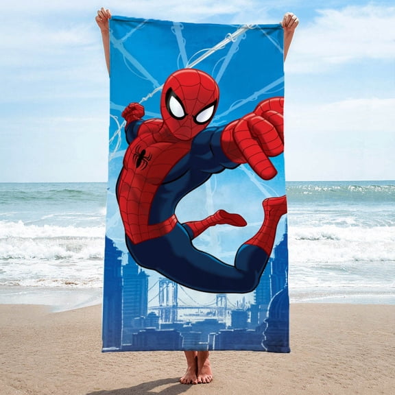 Marvel Spiderman Dawn 100% Cotton Beach Towel, 28x58