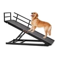 thumbnail image 4 of MOPHOTO 63"L x 18"W Adjustable Pet Ramp,Folding Dog Ramp,Anti-Slip Cat Ramp,Supports up to 200 lbs,Pet Ramp for Car,Bed, 4 of 9