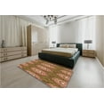thumbnail image 5 of Ahgly Company Machine Washable Indoor Rectangle Transitional Metallic Gold Area Rugs, 3' x 5', 5 of 7