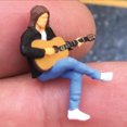 thumbnail image 2 of 1/64 personajes pintados a mano en miniatura, minúsculas mujeres / hombres, cantante, , de calle, diseño de de arena, dioram de los hombres Hombres Hombres Sunnimix Muñeca de figuras de personas, 2 of 6