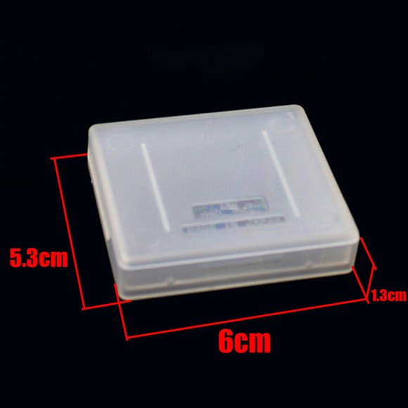 NATEFEMIN Plastic Cases for SNK NEO GEO POCKET COLOR NGPC Secure Fit, Clear White, 5 Units Per Set
