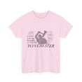 thumbnail image 3 of Antique Winchester Rifle Advert Hit Thors Hammer Mjolnir Norse Pagan Shirt, 3 of 4