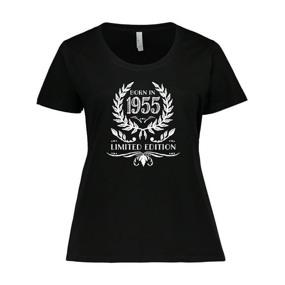 Inktastic Born in 1955 Limited Edition Women's Plus Size T-Shirt