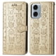thumbnail image 1 of Funda Cartera FOXDOCK para Motorola Moto G24 Power , Flip PU con Relieve de Gatos y Perros, Tarjetero y Soporte, 1 of 6