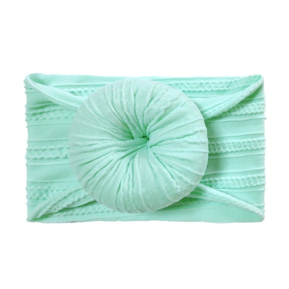 LpwkSSA Newborn Hat Baby Girls' Hats & Caps Infant Baby Hat Caps with Bow Cap Muslim Bonnet Headwrap (B,Free Size)