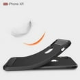 thumbnail image 4 of Slim Fit Carbon Fiber Case for #device_series - Cover Reinforced Bumper Shock Absorbent Black Q6P for iPhone XR, 4 of 8