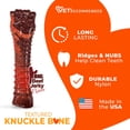 thumbnail image 3 of Juguete masticable Nylabone Textured Bone Power para perros de talla XL, 3 of 9
