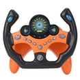 thumbnail image 1 of Kids Steering Wheel Toy with Light and Music, Car Driving Simulated Toy Educational Simulated Driving Controller, Interactive Pretend Play Steering Wheel for Boys and Girls, 1 of 7
