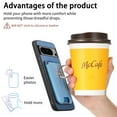 thumbnail image 6 of Classic Back Case for Google Pixel 9 Pro, with Removable Magnetic Card Slots Support Car Magnetic Mount with Finger Ring Stand Business Thin Fit Phone Case Cover for Google Pixel 9 Pro, Blue, 6 of 7
