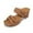 Brown, variant on Slippers for Women,Slipper Comfortable Summer Footwear Open Toe Design Trendy Casual Everyday Wedge Heel Sandals For Fashionable Outfit,Womens Slippers,Beige,9