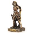 thumbnail image 4 of Figura en miniatura con diseño veronés, dioses griegos, Artemisa, bronce, 4 of 4