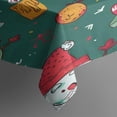 thumbnail image 3 of Rectangle Table Cover Happy New Year Christmas Santa Claus Tablecloth,Modern Washable Table Cloths for Picnic Graduation Halloween Fall Thanksgiving Christmas, 3 of 5