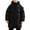 Black, variant on Byoo Toddler Boys Down Coat Solid Color Padded Hooded Long Puffer Jacket Outerwear with Pocket Winter Thickened Coat