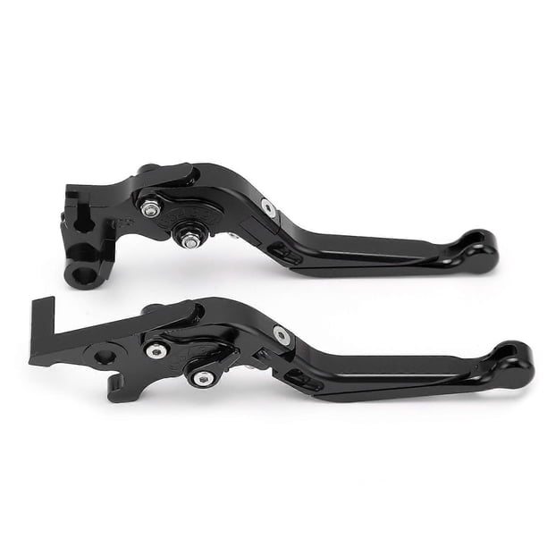 Adjustable Brake Clutch Levers CNC Aluminum Alloy Replacement for Yamaha MT25 MT?03 R25 R3Black
