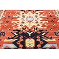 thumbnail image 5 of Unique Loom Taftan Collection Geometric Tribal Area Rug, 6 x 9 Feet, Terracotta/Ivory, 5 of 5
