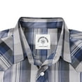 thumbnail image 3 of Dubinik® Western Shirts for Men Short Sleeve Plaid Pearl Snap Shirts for Men Button Up Shirt Cowboy Casual Work Shirt, 3 of 6