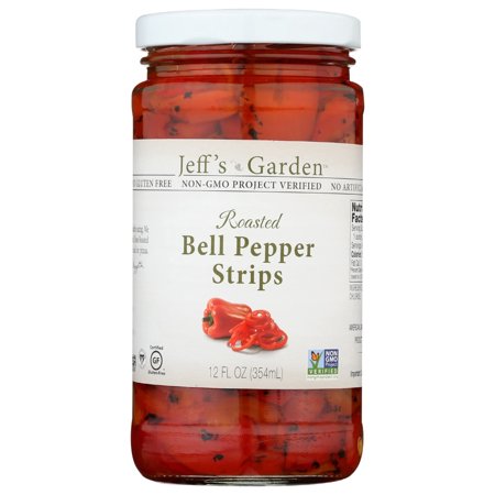Jeff's Naturals Roasted Bell Pepper Strips -- 12 fl oz