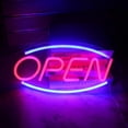 thumbnail image 2 of Innovative Business Hours Sign for Shop Window, 3D Art Design Neon Signs Light USB Powered Electronic Billboard, Wall Decor Attractive Store Signage (45.8x22.5x2.5cm), 2 of 3