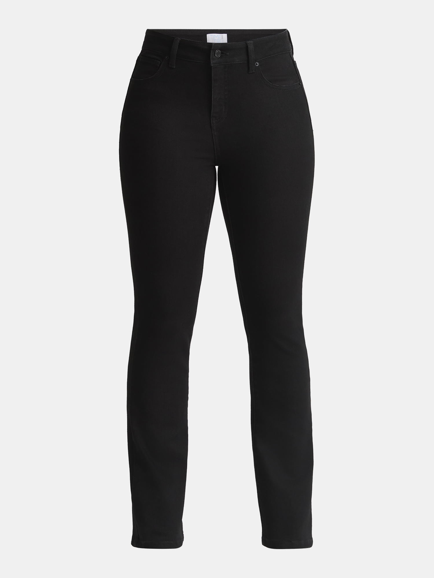 Time and Tru Women's Mid Rise Bootcut Jeans, Available in 30", 32", 34" Inseams, Sizes 0-20