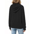 thumbnail image 2 of Airmenty Women's Zip Up Hoodie Lightweight Full Zip Sweatshirt Casual Fall Jacket with Pockets S-2XL, 2 of 6