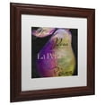 thumbnail image 3 of Trademark Fine Art "Painted Pear II" Canvas Art by Color Bakery White Matte, Wood Frame, 3 of 4