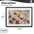 thumbnail image 4 of Stupell Industries Contemporary Summer Beach Fun Expression Black Framed Print Under Glass, 20 x 14, by Jacky Ngan, 4 of 8
